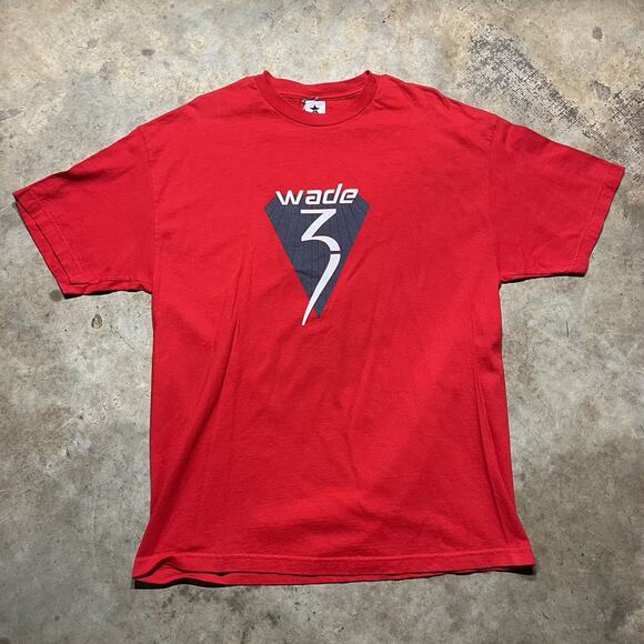 Vintage 2000s Dwyane Wade Red Converse Basketball Shirt - Picture 1 of 4